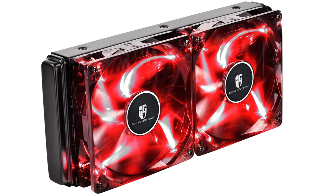 Deepcool Maelstrom 240T Red Radiator 240 mm i dwa wentylatory 120 mm
