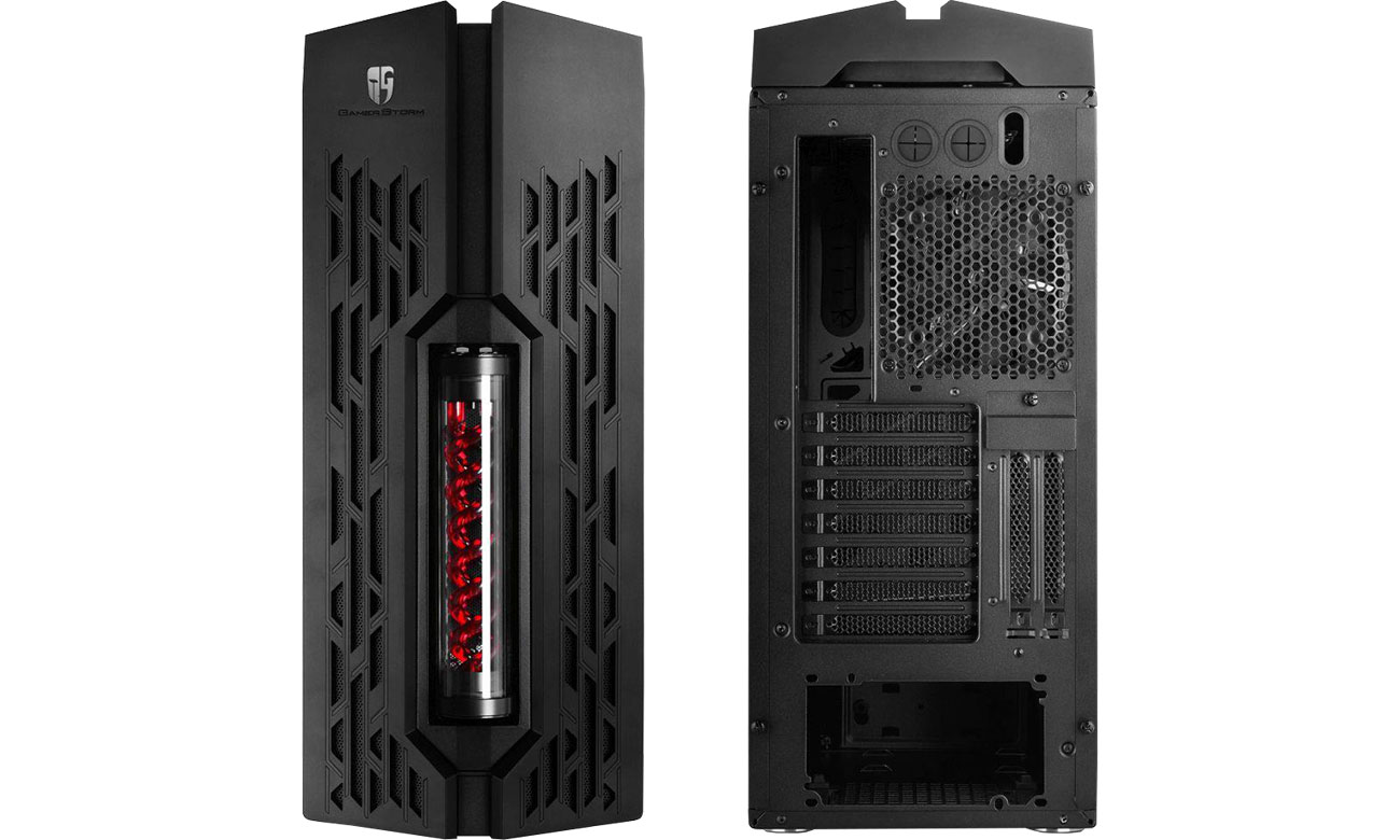 Deepcool GENOME II BK-RD Przód i tył, chłodzenie
