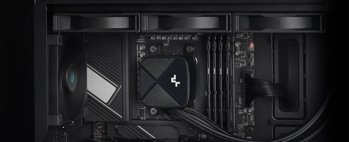Deepcool LS720S Zero Dark 3x120mm