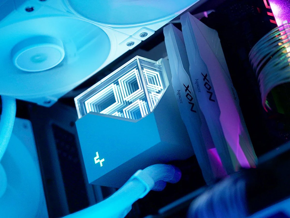 Chłodzenie wodne Deepcool LT520 White 2x120mm