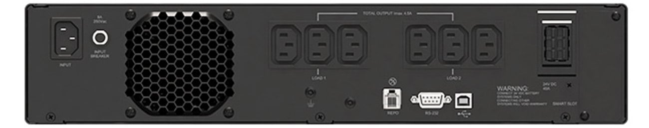 Delta Electronics UPS RT-1K widok z tyłu