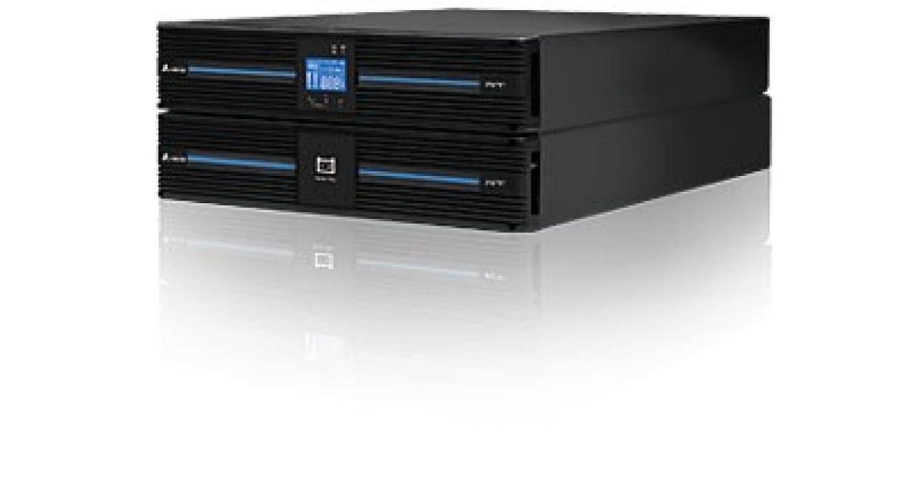 UPS Delta Electronics RT-2K 2000VA/1800W Online R2T widok z przodu pod kątem