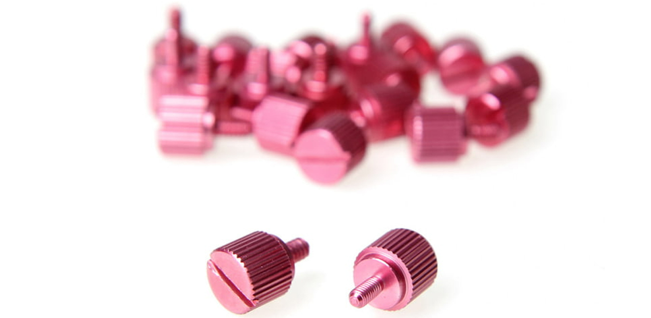 Zestaw śrubek DimasTech 20x M3 + 20x 6-32 Fioletowe