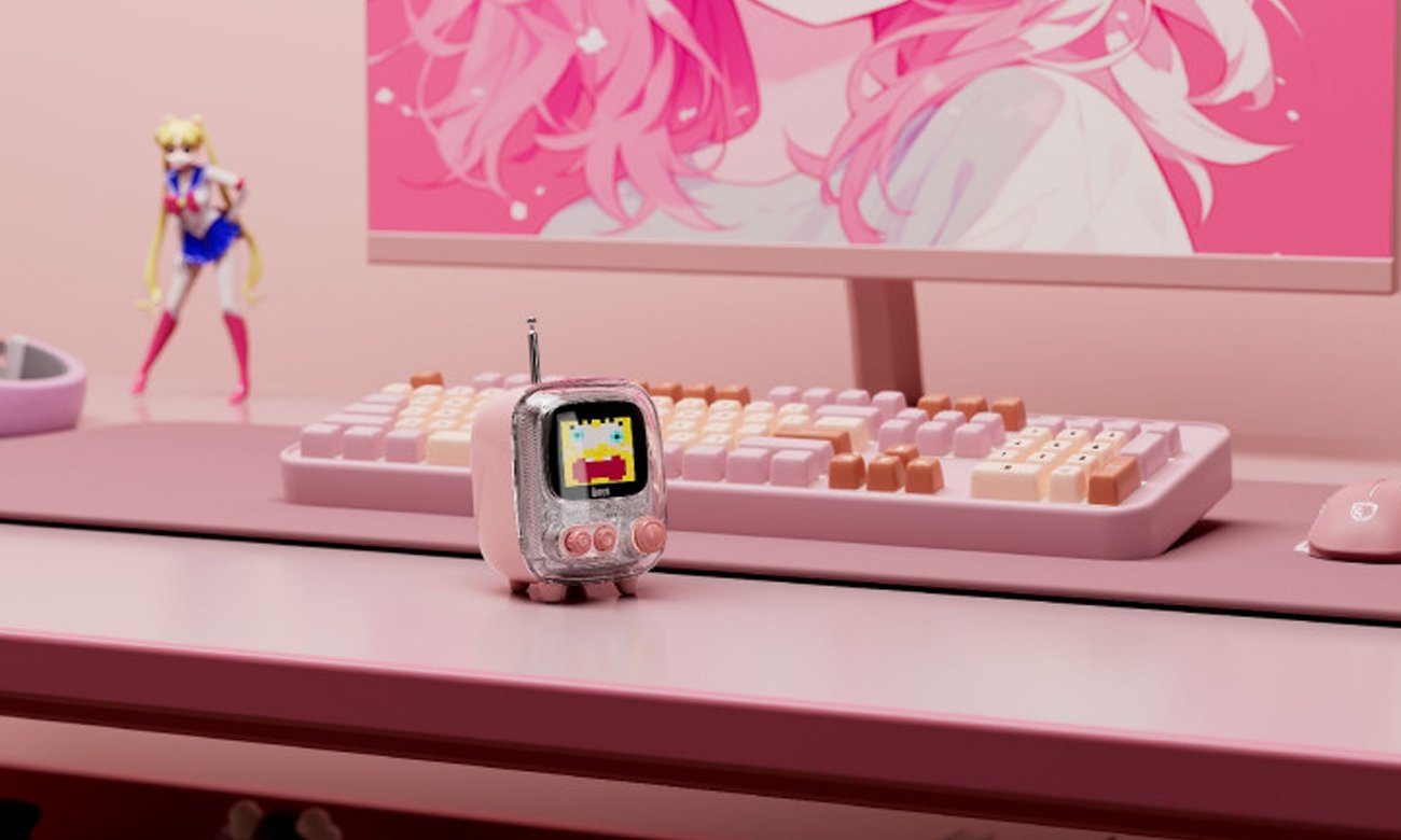 Głośnik Divoom Tivoo 2 pixel art. głośnik bt pink