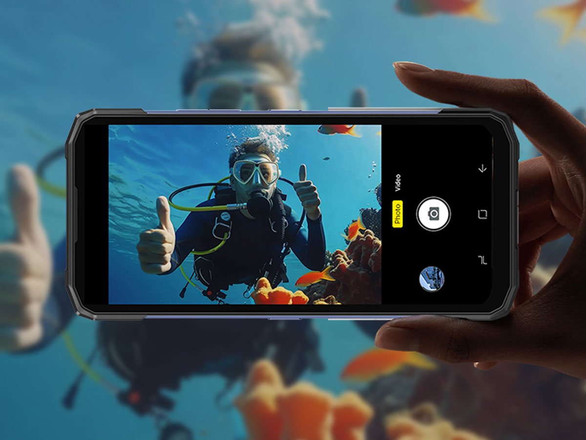 Smartfon Doogee Blade 20 zdjęcie pod wodą