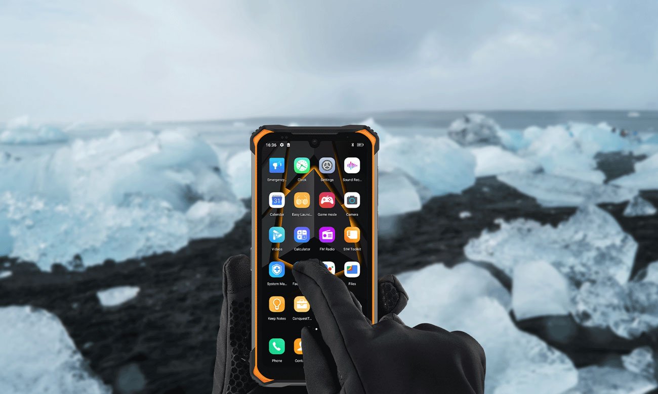 Doogee S86 Pro czerwony ekran