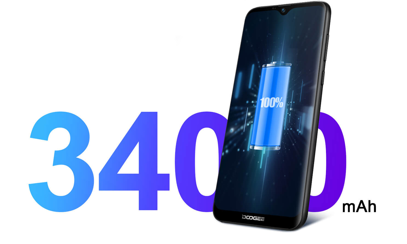 Bateria o pojemności 3400 mAh