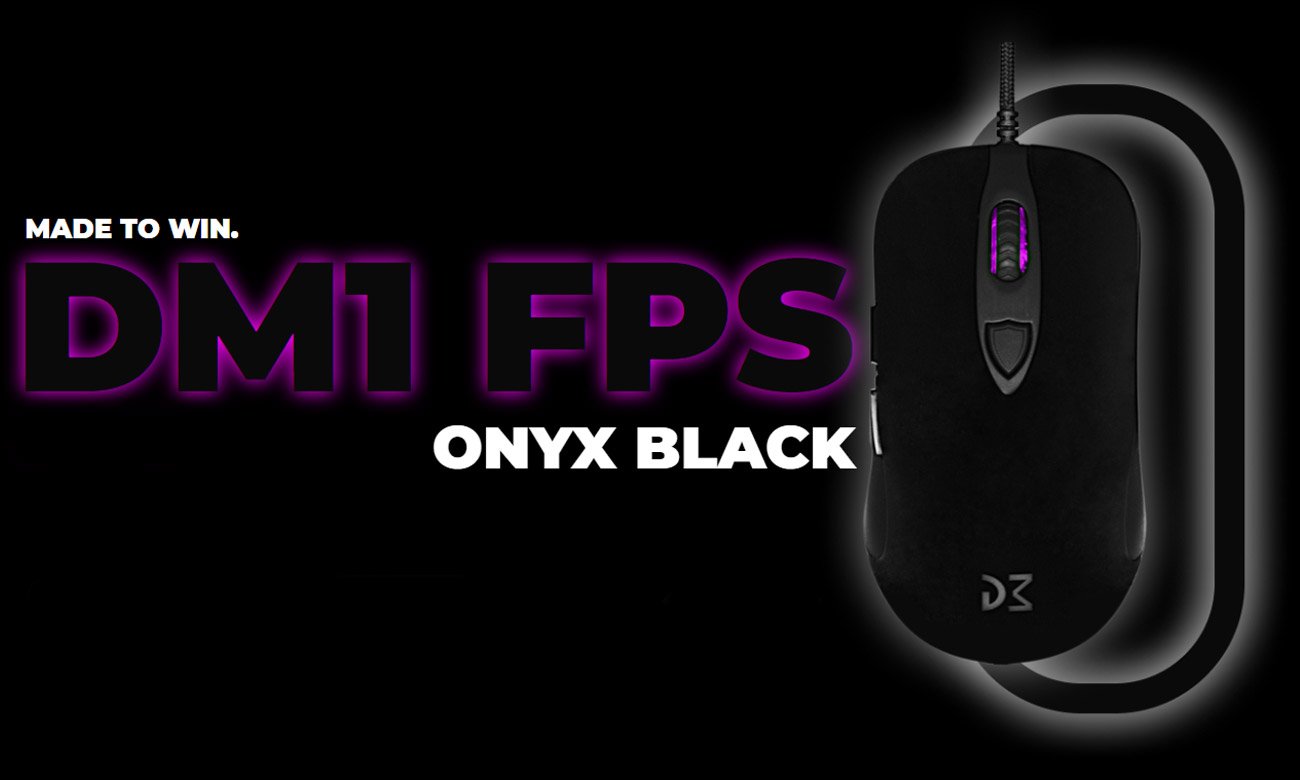 Mysz dla graczy Dream Machines DM1 FPS Onyx Black