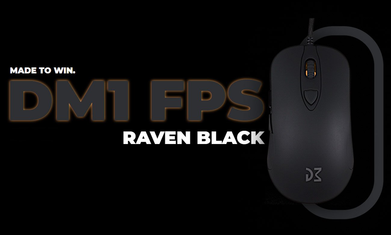 Mysz dla graczy Dream Machines DM1 FPS Raven Black