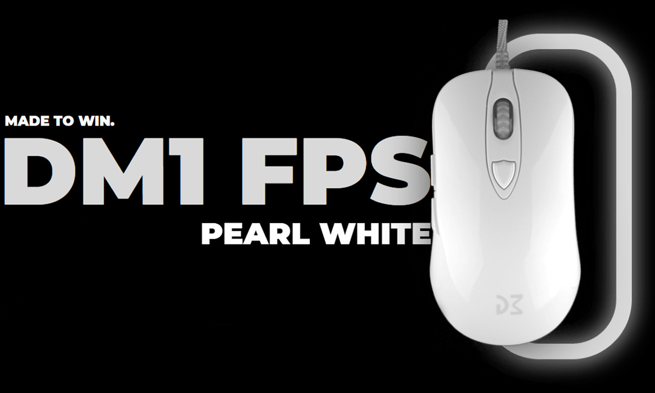 Mysz dla graczy Dream Machines DM1 FPS Pearl White
