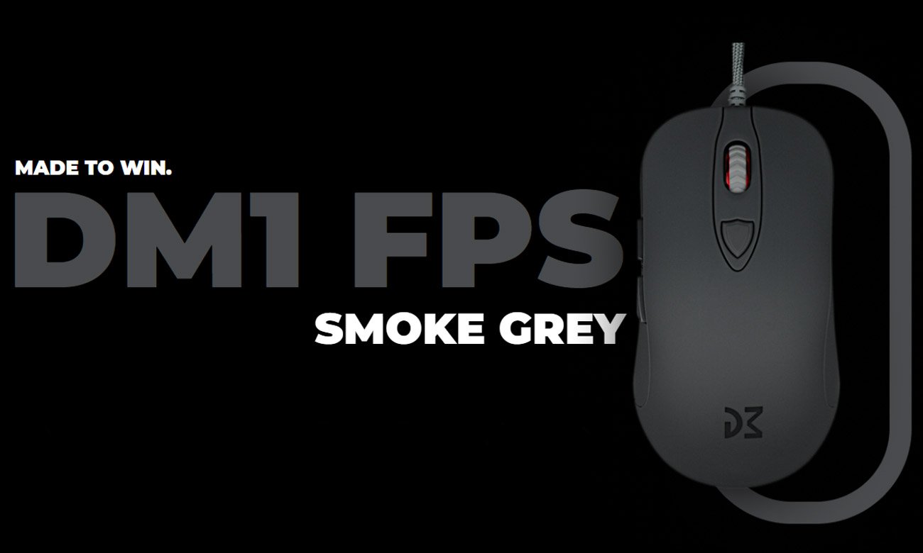 Mysz dla graczy Dream Machines DM1 FPS Smoke Grey