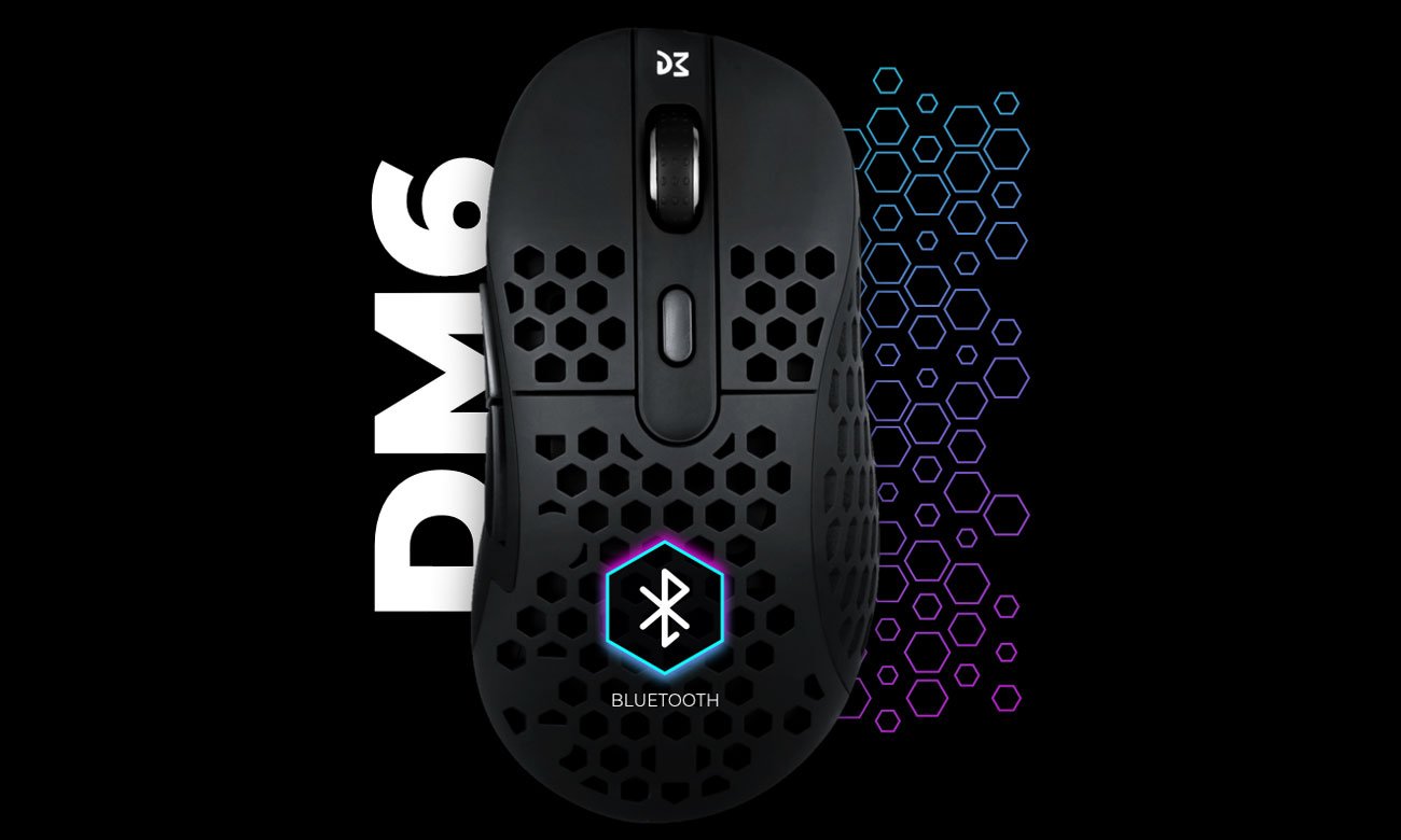 Mysz dla graczy Dream Machines DM6 Holey Trio