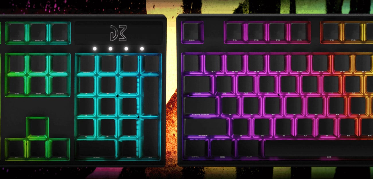 Bogaty system oświetlenia RGB