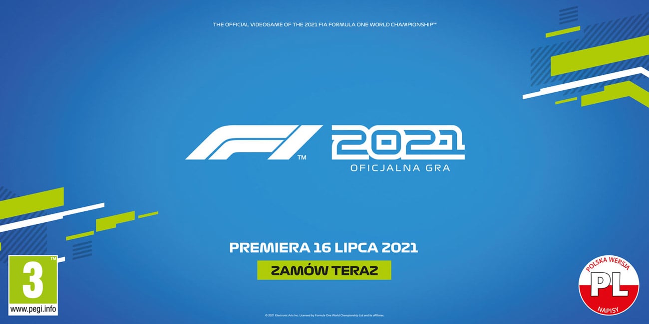 Gra F1 2021 na PlayStation 5