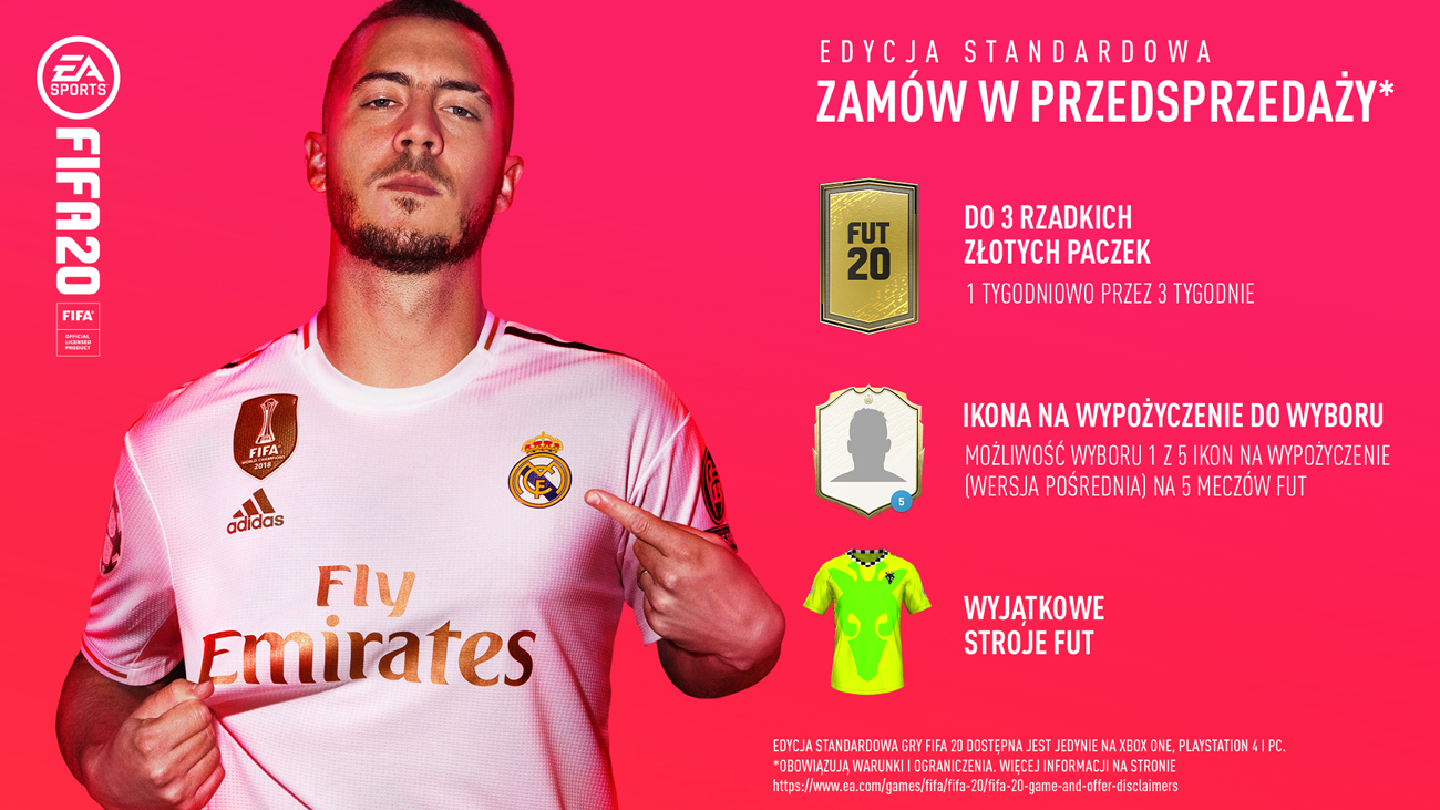 FIFA 20 Edycja standardowa - Zawartość dostępna w przedsprzedaży