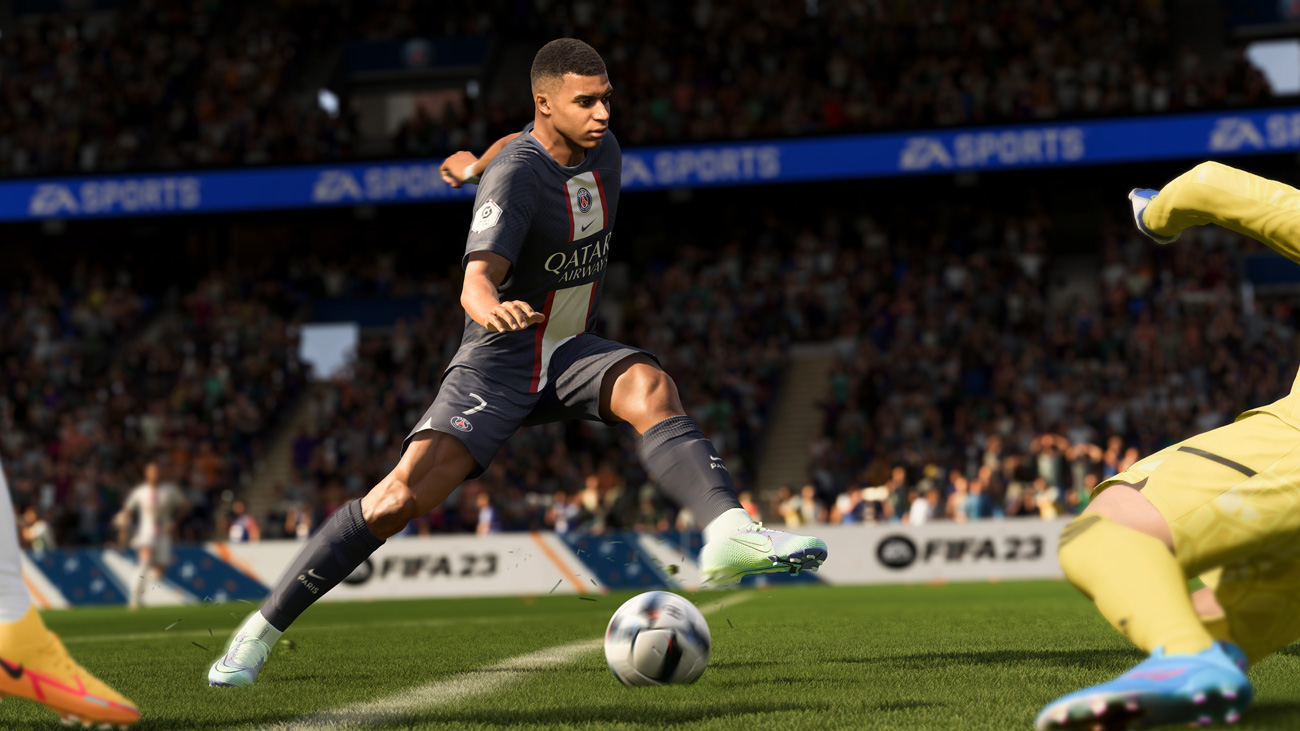 Zrzut ekranu z gry FIFA 23