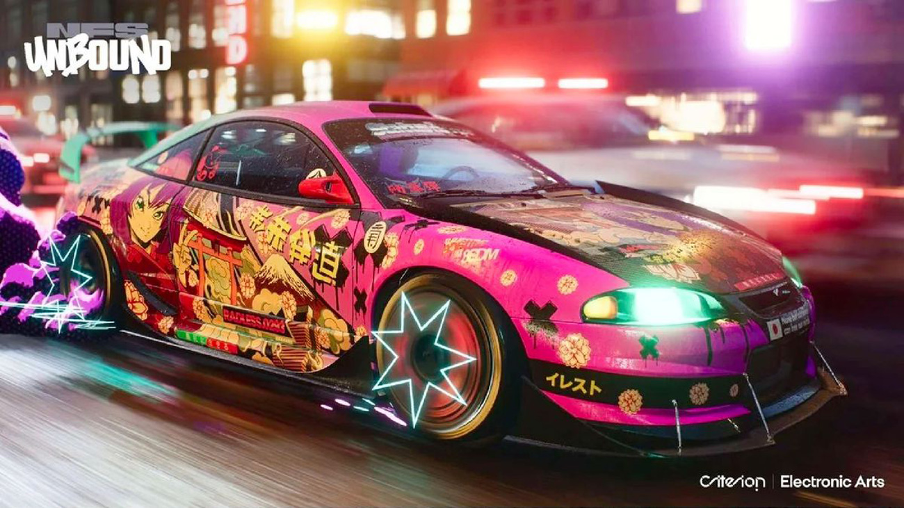 Zrzut ekranu z gry NFS Unbound