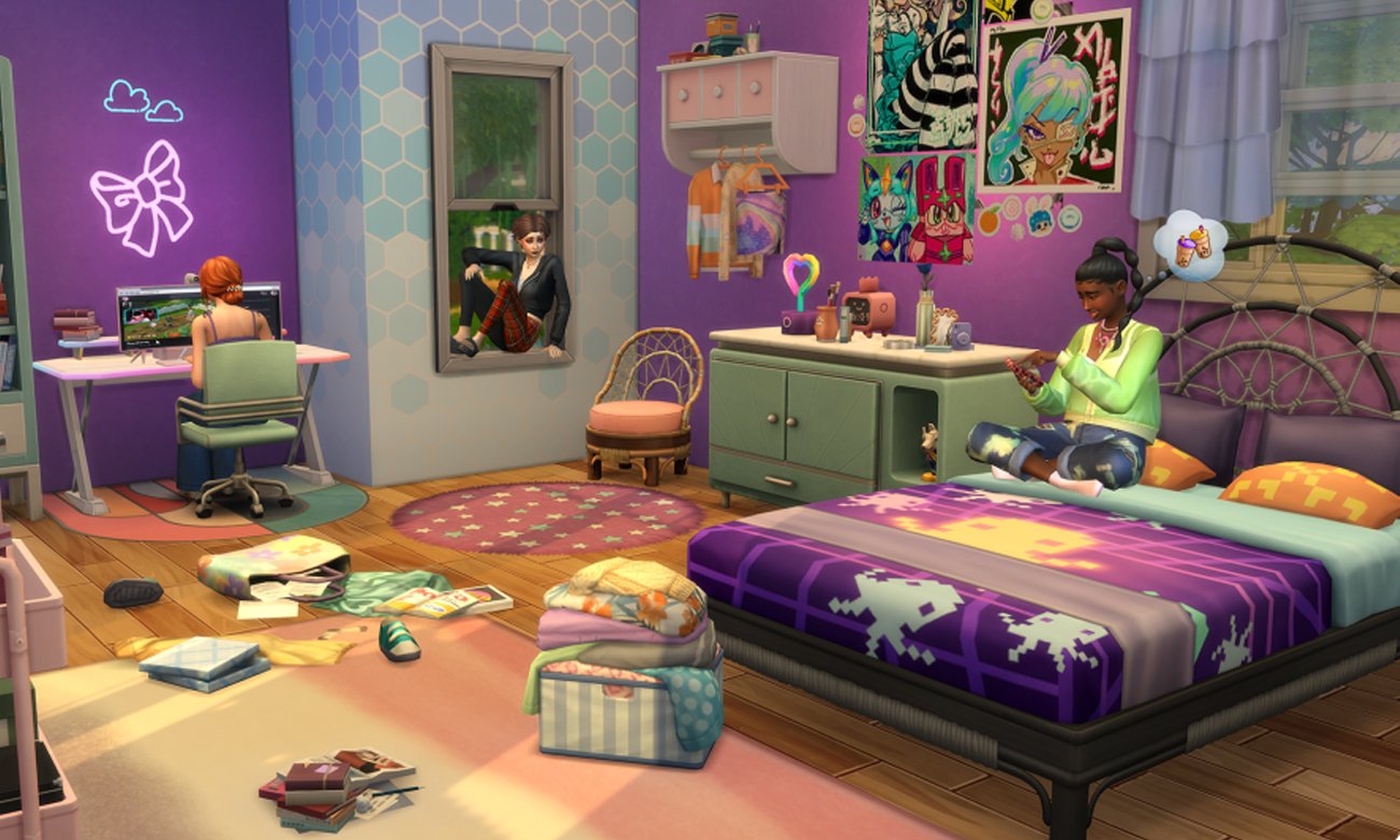 Zrzut ekranu z dodatku Licealne lata do gry The Sims 4