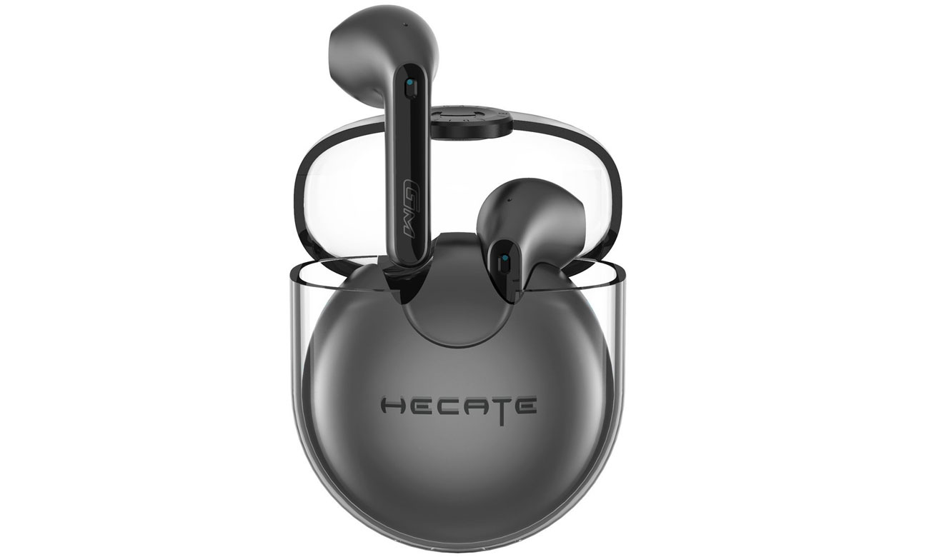Słuchawki bezprzewodowe Edifier Hecate GM5 Szare - Etui i słuchawki