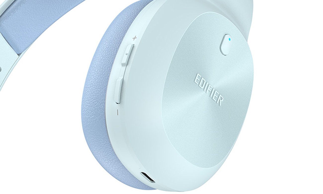 Kabellose Edifier W600BT Bluetooth-Kopfhörer in Blau - Hochwertige 40-mm-Treiber