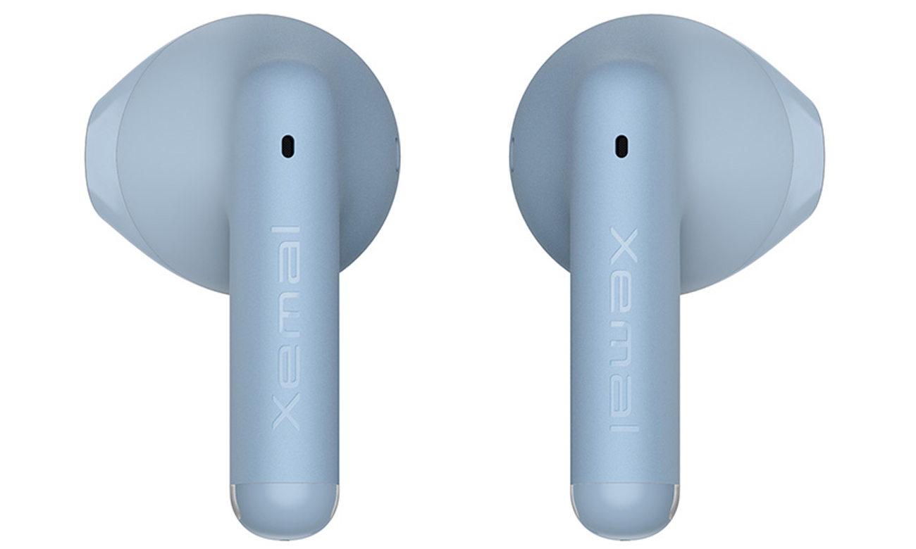 Słuchawki bezprzewodowe Edifier X2 Niebieskie - Widok lewej i prawej słuchawki