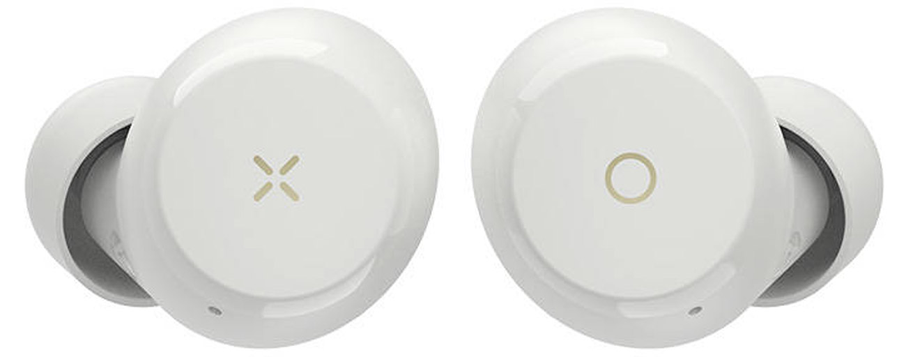 Słuchawki bezprzewodowe Edifier X3 TO-U Szare - Widok lewej i prawej słuchawki