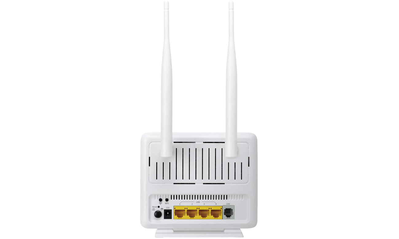Router Edimax AR-7286WnA widok z tyłu złącza