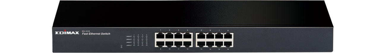 Switch Edimax ES-1016 złącza
