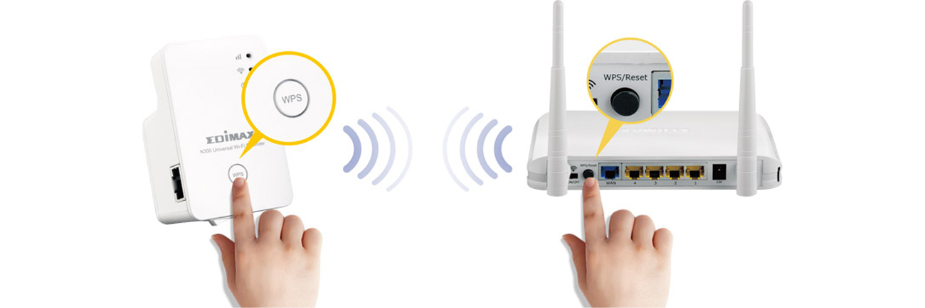 Edimax EW-7438RPn V2 przycisk WPS