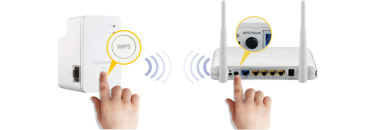 Edimax EW-7438RPn Mini przycisk WPS