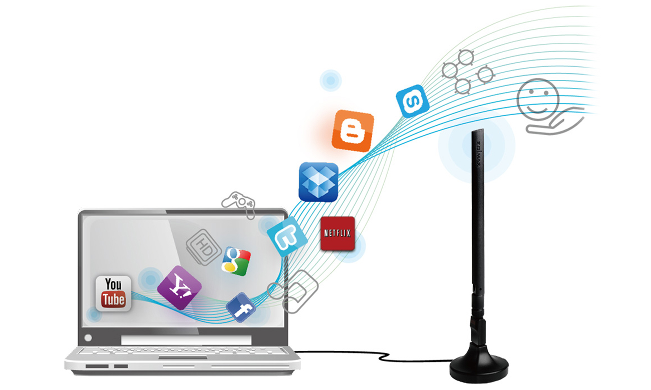Karta sieciowa USB Edimax EW-7811USC 802.11a/b/g/n/ac 450Mb/s DualBand