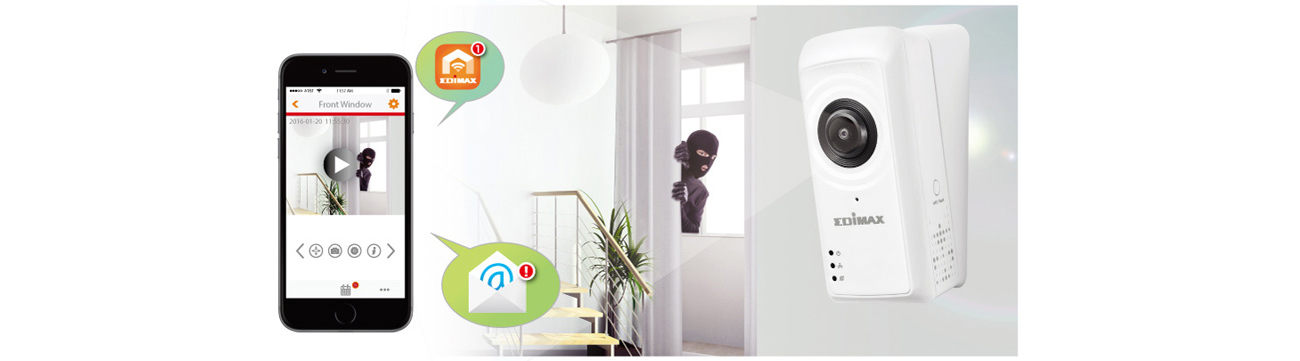 Kamera Edimax IC-5150W powiadomienia