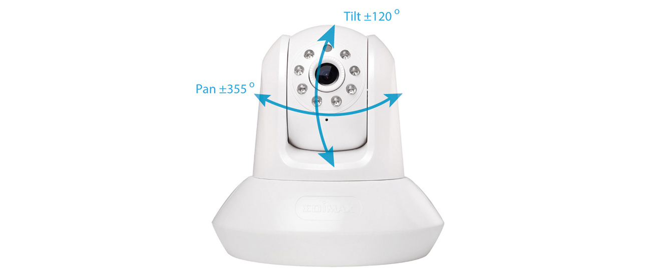 Kamera IP Edimax IC-7112W WiFi HD 720p - ruchoma głowica
