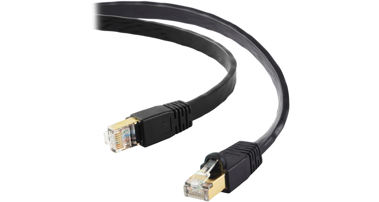 Câble Ethernet Cat 8, RJ45 1M Cable Réseau, Cat8 40Gbps