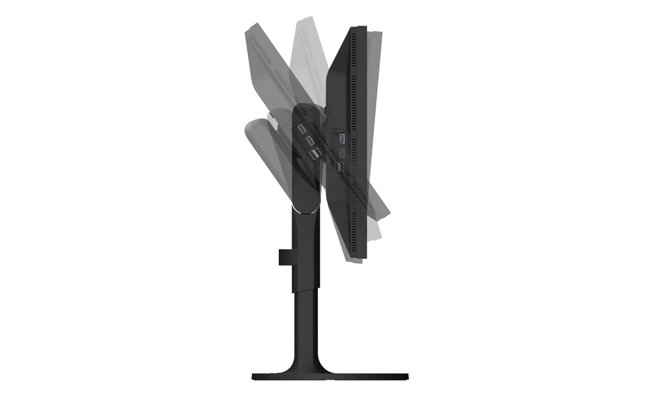 Eizo ColorEdge CS2400S widok z boku, regulacja