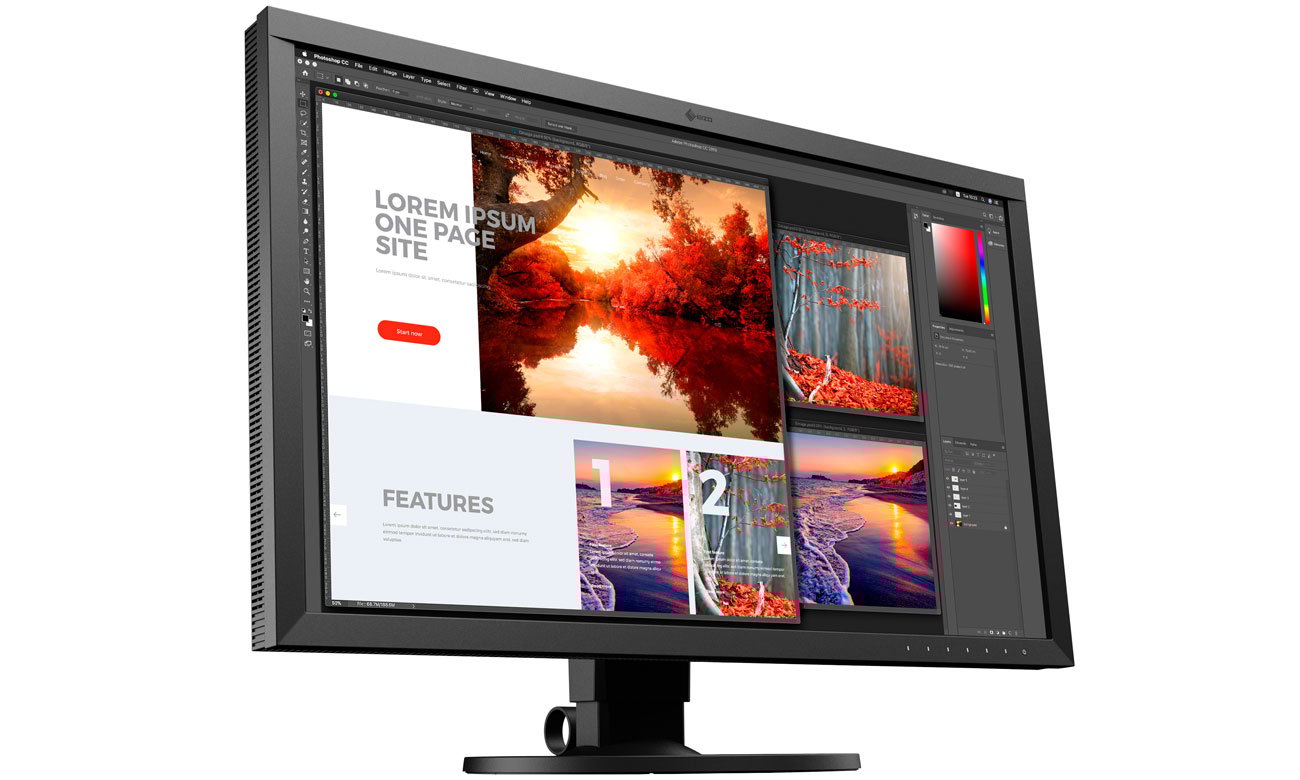 Monitor dla grafików i fotografów Eizo ColorEdge CS2740-BK + ColorNavigator