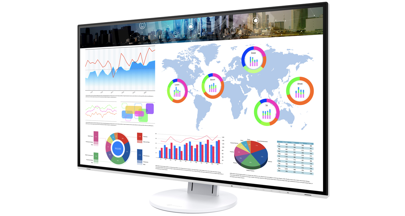 Eizo EV3285-WT biały 4K