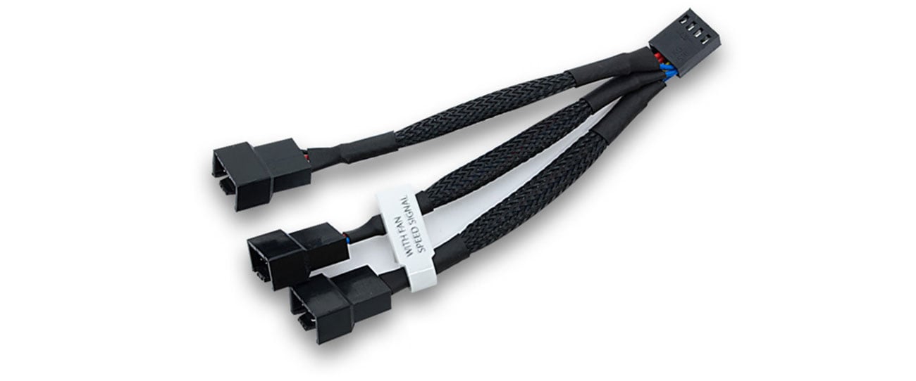 EKWB EK-Cable Y-Weiche für 3x 4-Pin-PWM-Lüfter - 10 cm WAEK-823/ 3831109867914