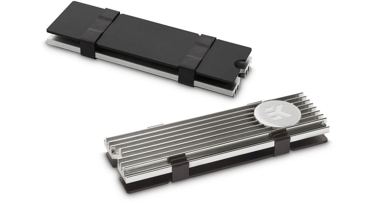 Chłodzenie dysku EKWB EK-M.2 NVMe Heatsink - Nickel WAEK-1435/3830046991799