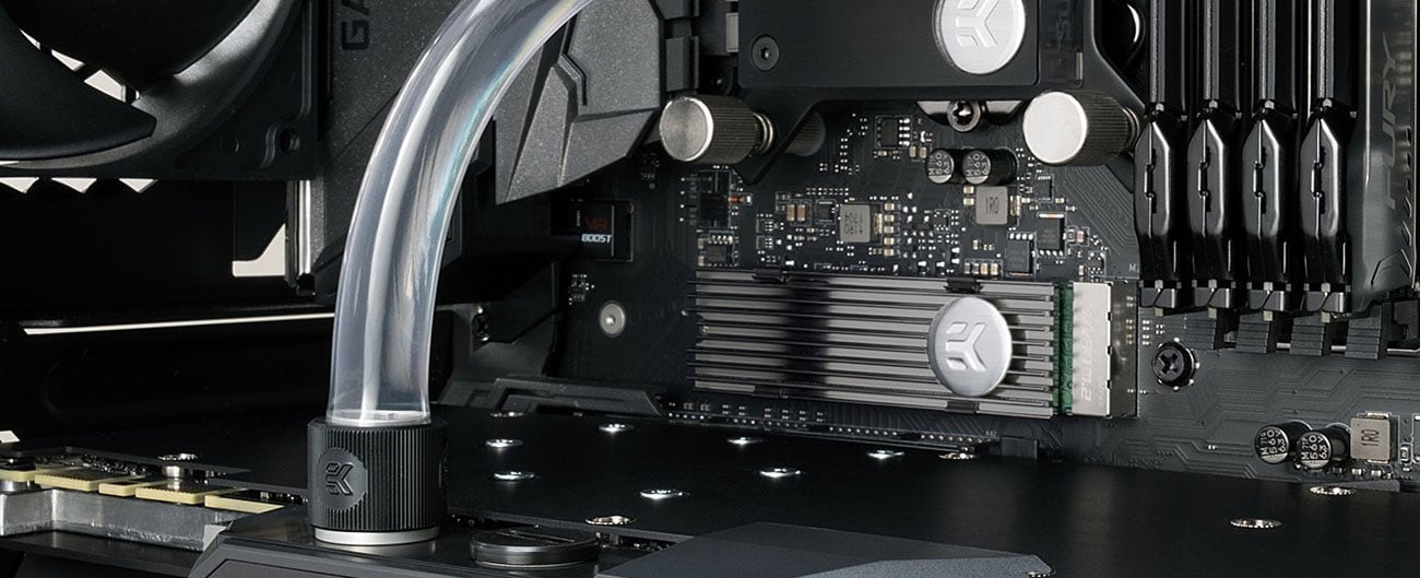 EKWB EK-M.2 NVMe Heatsink - Nickel