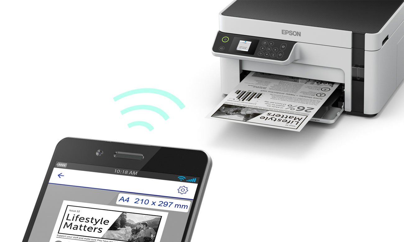 Urządzenie wielofunkcyjne idealne do domu i małego biura Epson EcoTank M2120