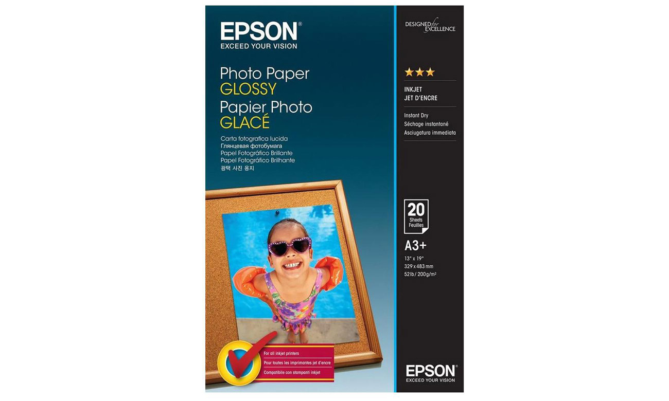 Papier Epson Photo Paper Glossy A3+ (20 ark.)