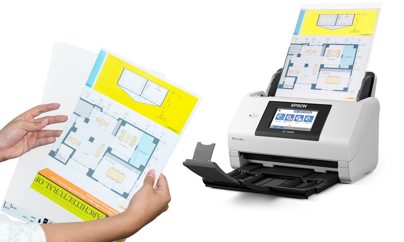 Epson DS-790WN skanowanie dokumentu