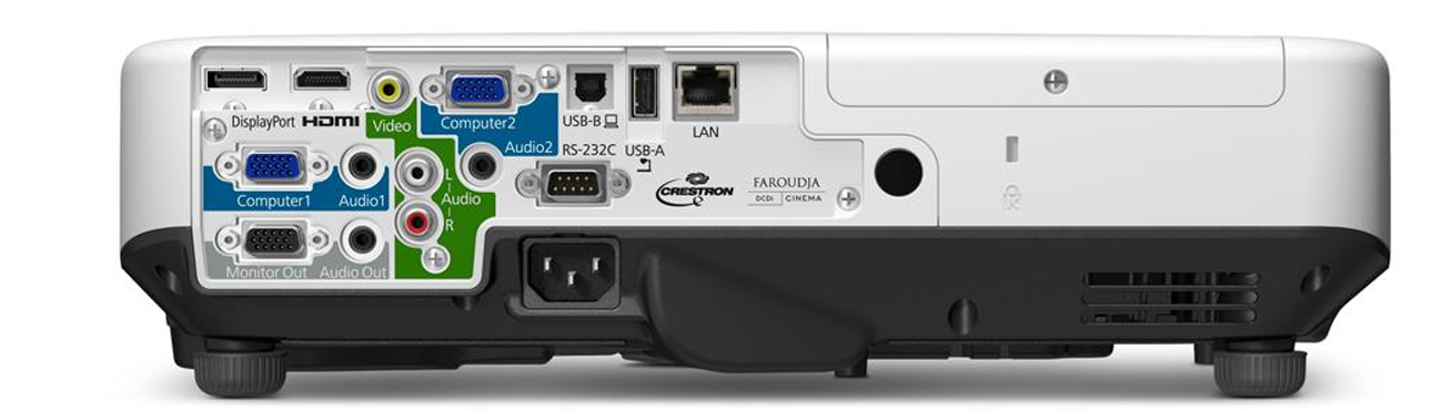 Epson EB-1940W widok z tyłu złącza
