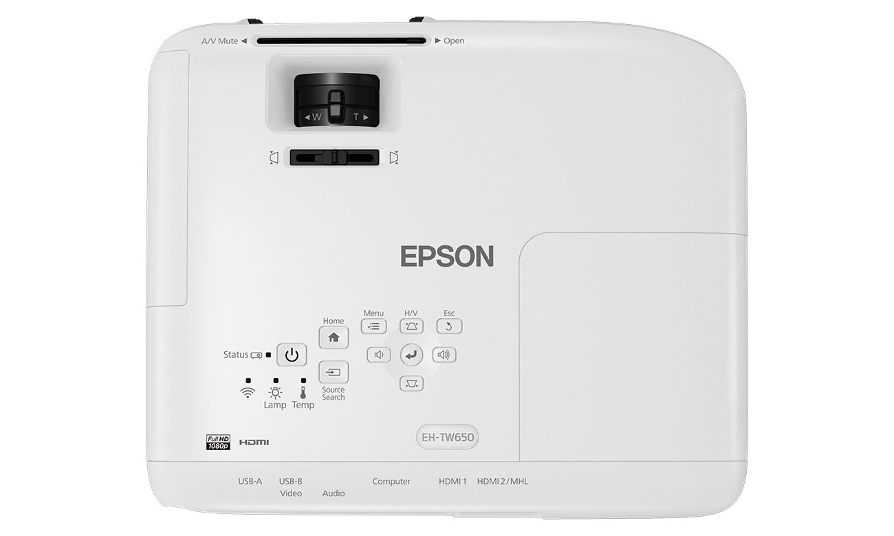 Epson EH-TW650 Rozdzielczość Full HD