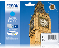 Epson T7012 cyan 3400str. (C13T70124010) (WP4025DW/WP4515DN/WP4525DNF/WP4535DWF/WP4545D)