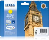 Epson T7014 yellow 3400str. (C13T70144010) (WP4025DW/WP4515DN/WP4525DNF/WP4535DWF/WP4545D)