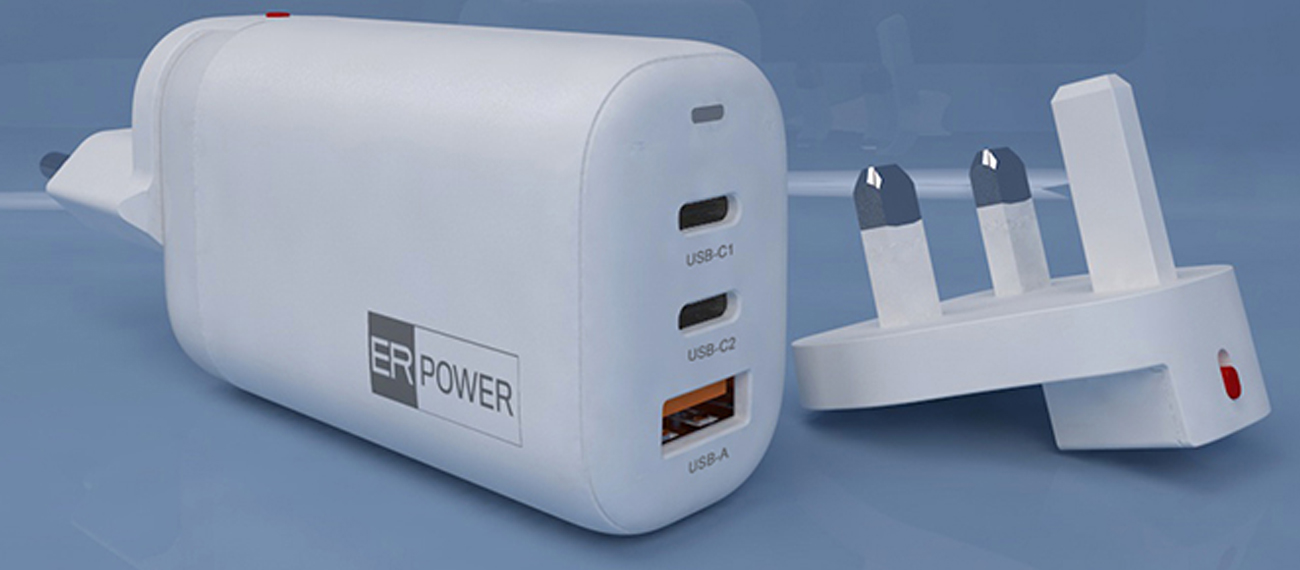 Ładowarka podróżna ER POWER końcówki