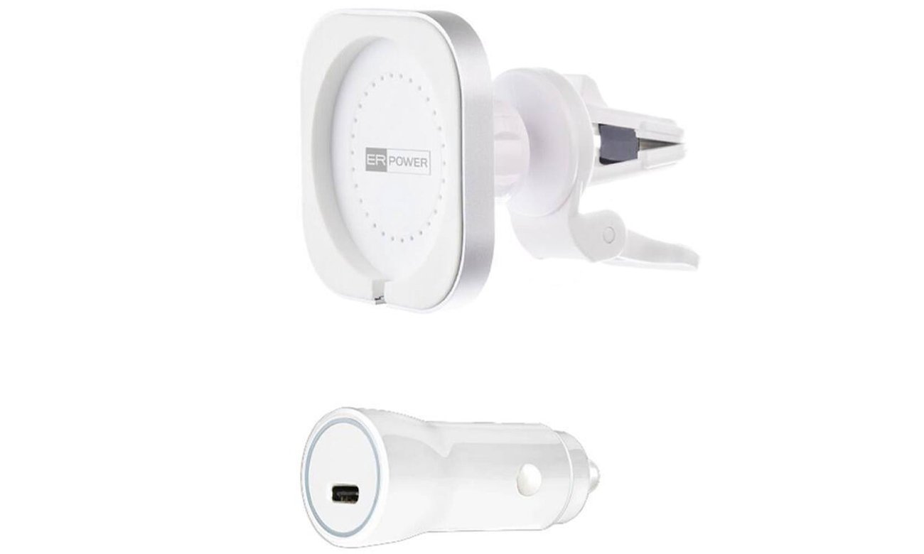 ER POWER uchwyt do ładowarki MagSafe + ładowarka 20W USB-C PD