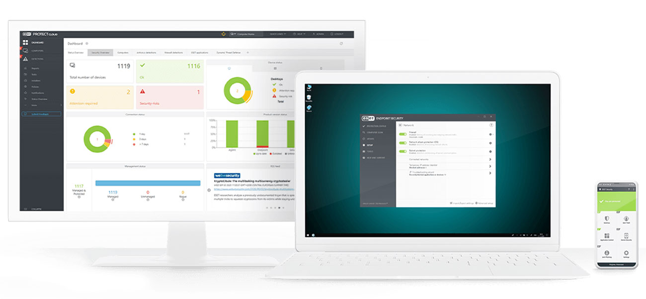 Eset PROTECT Essential program antywirusowy